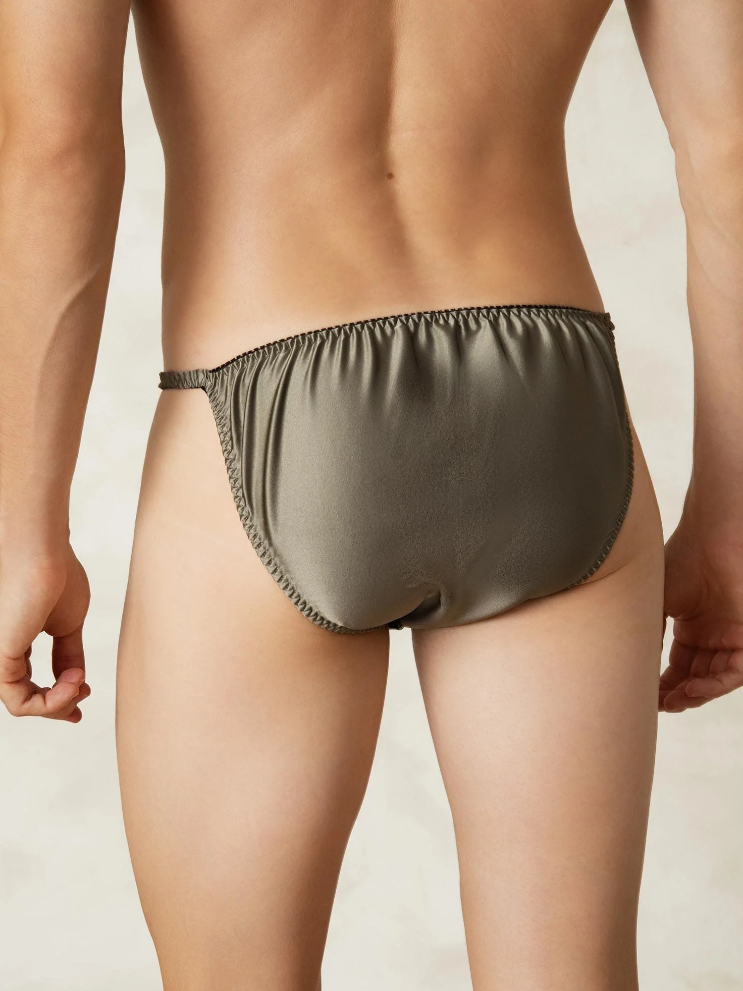 100% Mulberry Silk String Men's Underwear - Image 2