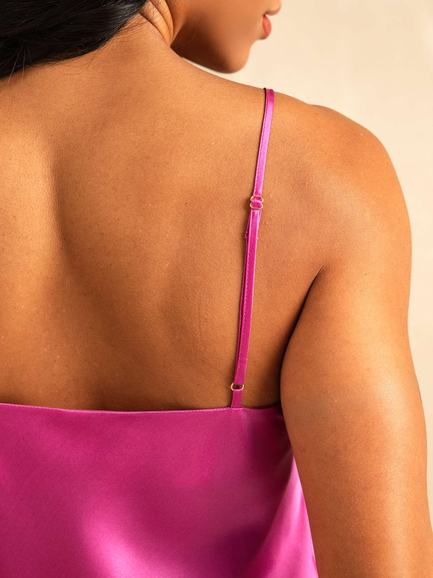 Pure Silk Spaghetti Strap Camisole Set - Image 6