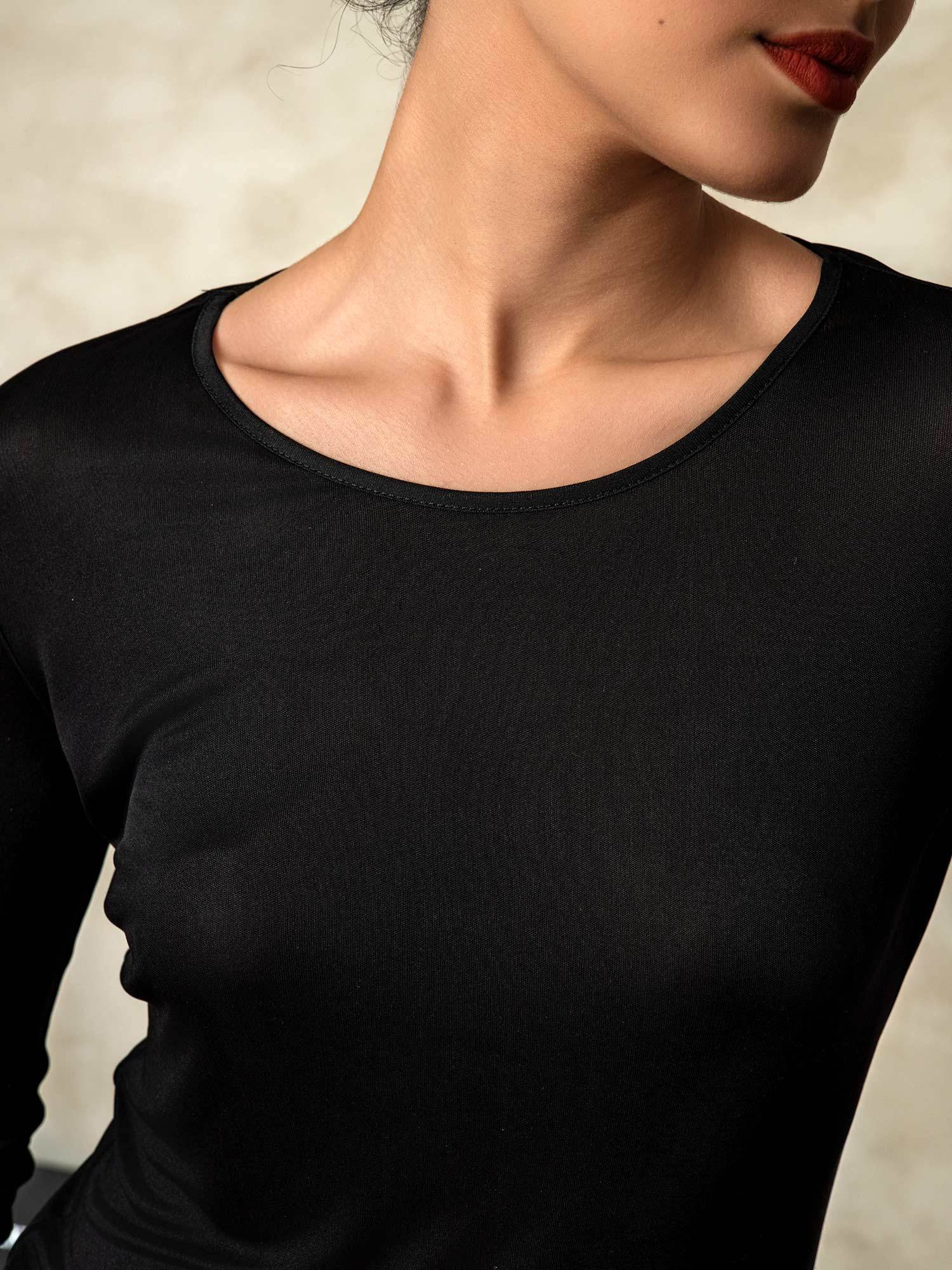 Women's Silk Jersey Long Sleeve Long Johns - Image 16
