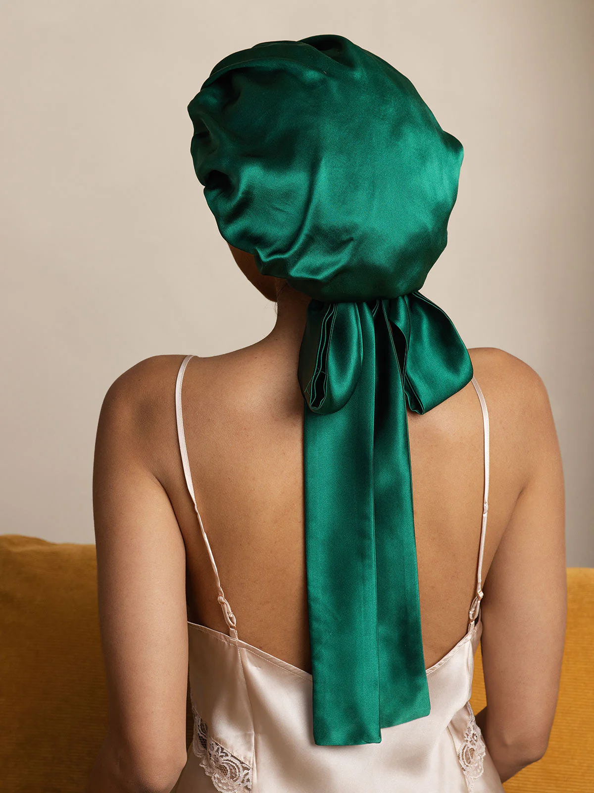 Women's Silk Casual Bonnet with Long Ribbons (Two-tone and Double-sided) - Image 12